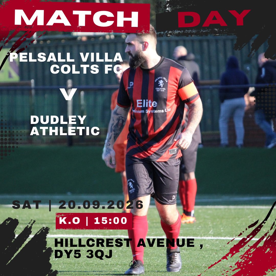 Andrew Bond (@bondy_pvcufc) on Twitter photo Next up
All Support Appreciated as always
๐ Dudley Athletic
๐ Saturday 20th September
โฐ 15:00
๐ซ ยฃ5 Adults ยฃ3 Concessions
๐๏ธ Hillcrest Avenue , Brierley Hill , DY5 3QJ
๐ป refreshments available
โค๏ธ๐ค
<a href="/FcPelsall/">Pelsall Villa Colts FC</a> Next up
All Support Appreciated as always
๐ Dudley Athletic
๐ Saturday 20th September
โฐ 15:00
๐ซ ยฃ5 Adults ยฃ3 Concessions
๐๏ธ Hillcrest Avenue , Brierley Hill , DY5 3QJ
๐ป refreshments available
โค๏ธ๐ค
<a href="/FcPelsall/">Pelsall Villa Colts FC</a>
