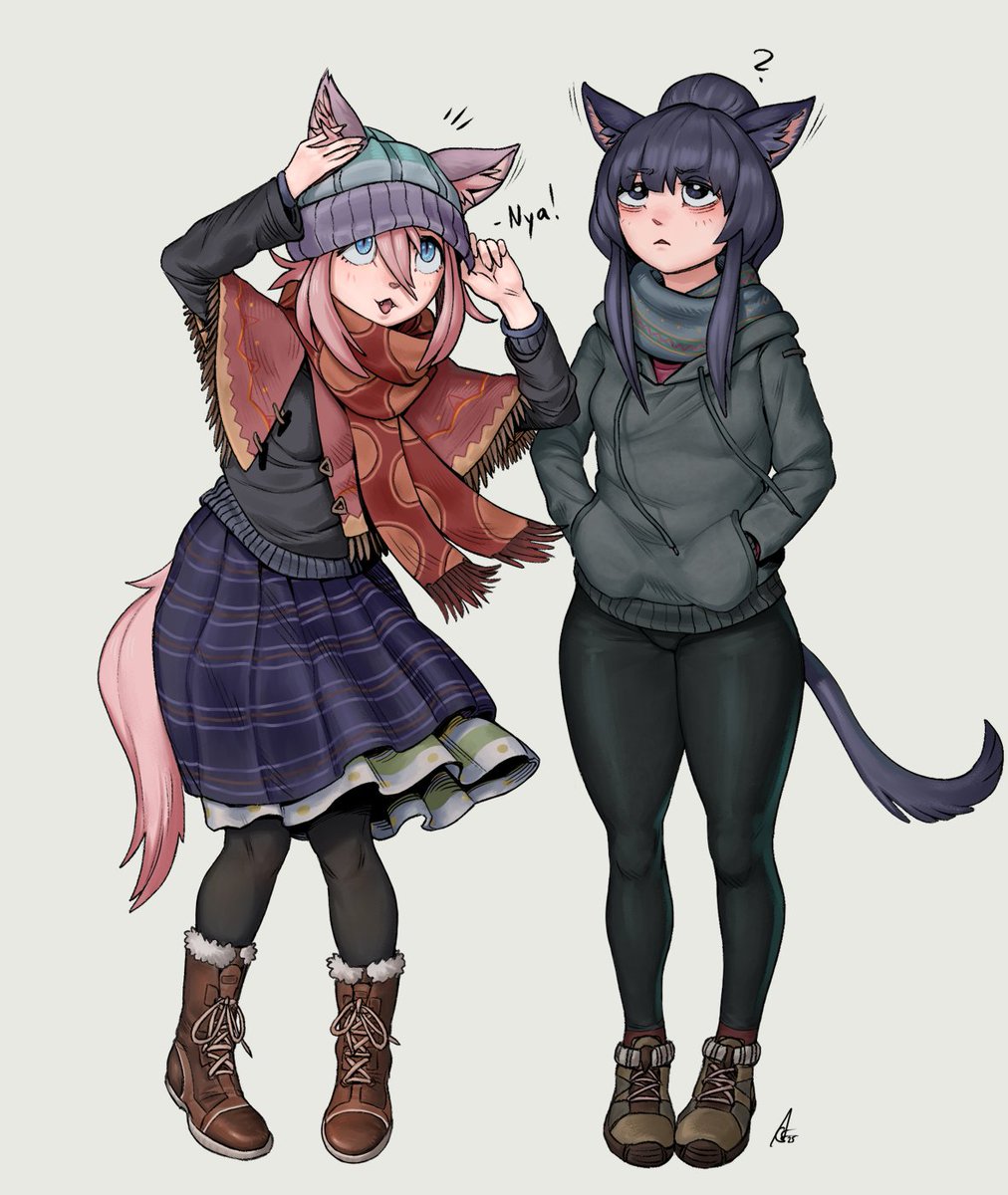 Yuru Camp neko's