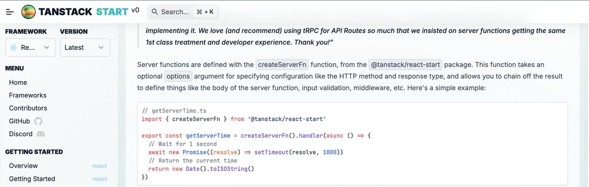 kowalski_devops's tweet image. Diving deep into @tan_stack Start. The full-stack React framework is looking incredibly promising for building modern web apps. Loving the type-safe routing and server functions so far! #TanStackStart #React #WebDev