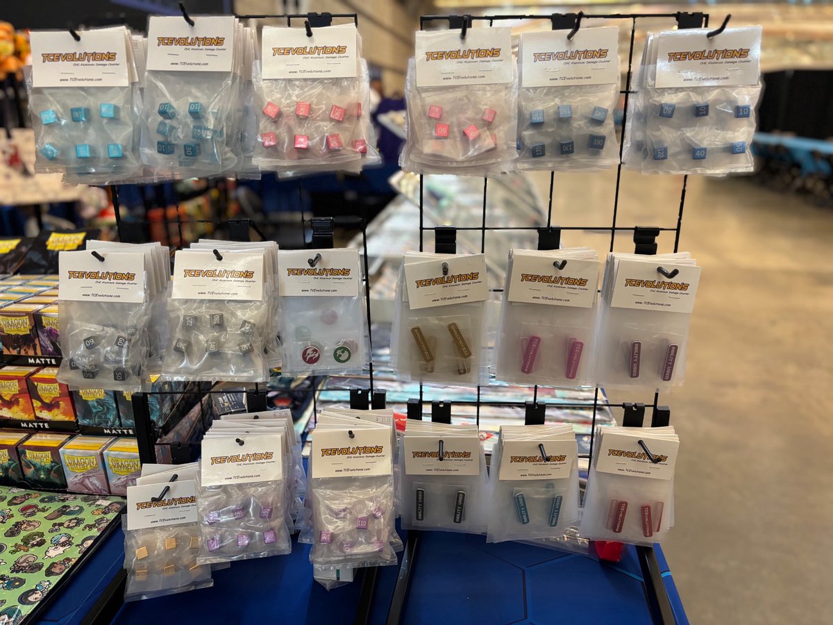 Retweets appreciated ❤️

Looking for last minute cards you need? How about a plushy? Need new sleeves? Or some high quality damage counters and ability markers? 😀 head straight to the folks at <a href="/The_Side_Deck/">The Side Deck</a> and check our their massive booth for everything you need 💪