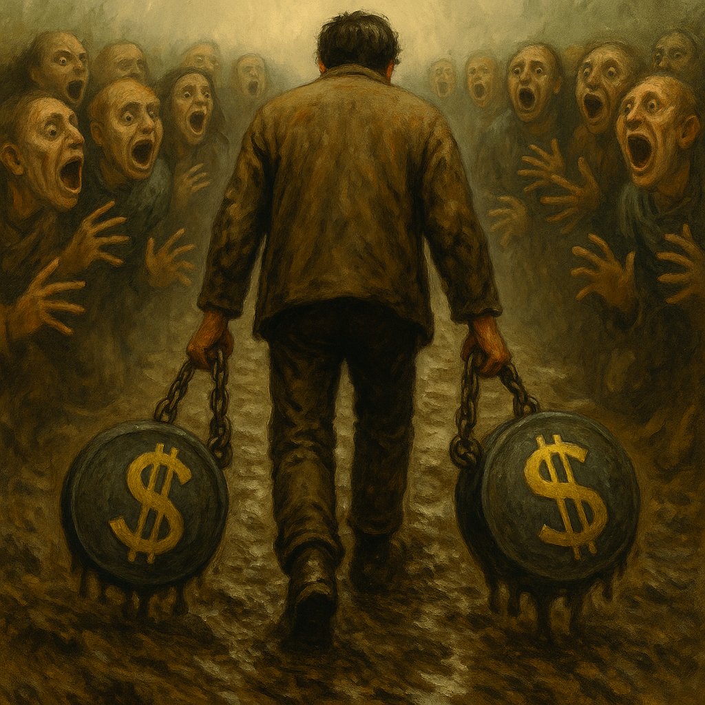 Lucian_DuskFall's tweet image. “Money sustains happiness, but at the same time, it brings out the worst in people.” — Lucian D.
#LucianDQuotes
#TruthInWords
#MoneyAndMorality
#WritersOfTwitter
#PoetryCommunity