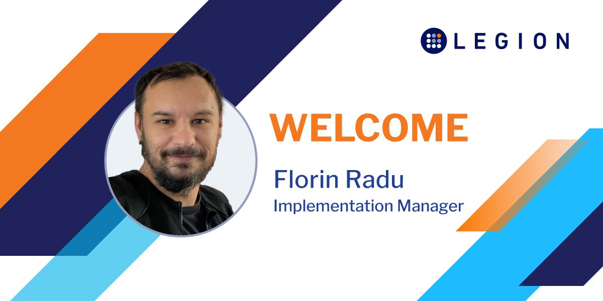 We are excited to welcome Florin Radu to the team! When he’s not helping Legion turn hourly jobs into good jobs, you can find him riding motorcycles or hanging out with his two cats. Welcome, Florin!