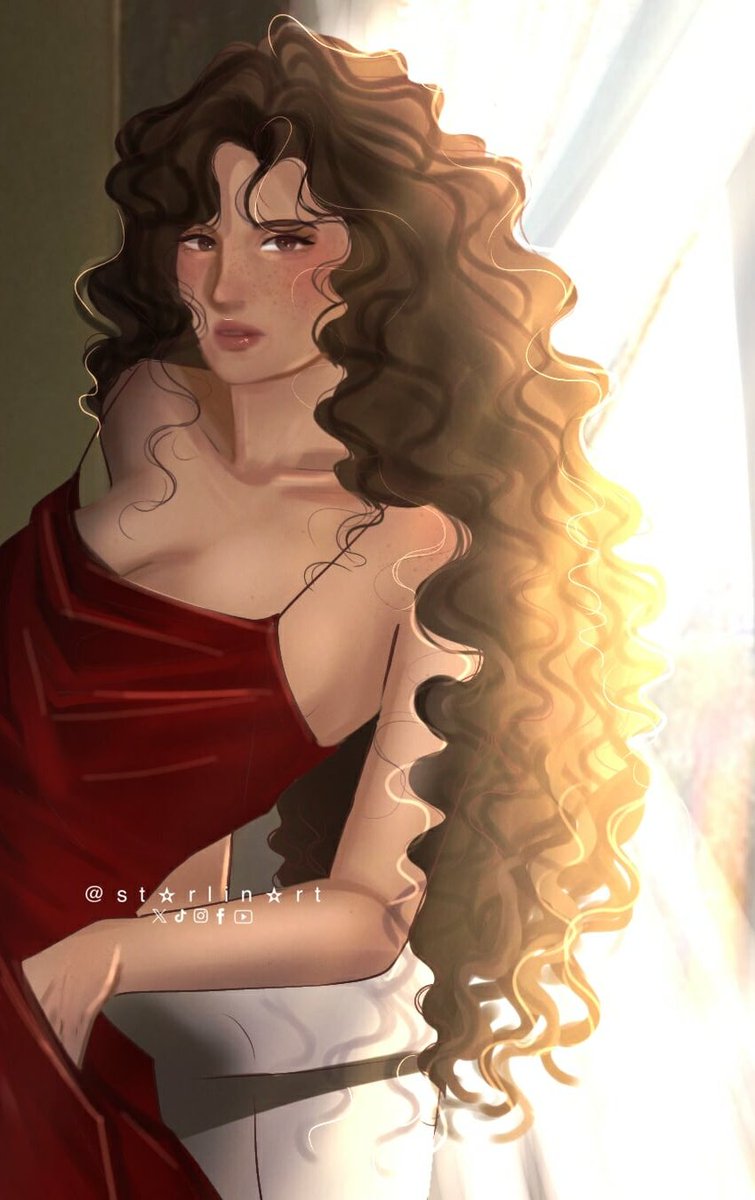 starlinart's tweet photo. happy birthday golden girl 
#dhr #dramione #HermioneGranger https://t.co/9S2fF0wyp7