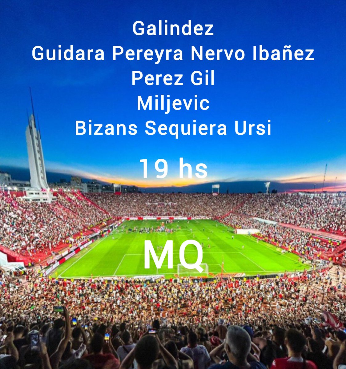 Con arbitraje de #NicolasLamolina #Huracan recibirá en el #PalacioTomasAdolfoDuco a las 19hs a #Racing buscando reencontrarnos con el triunfo.
El #Globo aun sin confirmar pero con un tentativo que se repitió en varias prácticas durante la semana y se los dejamos acá 👇🏾