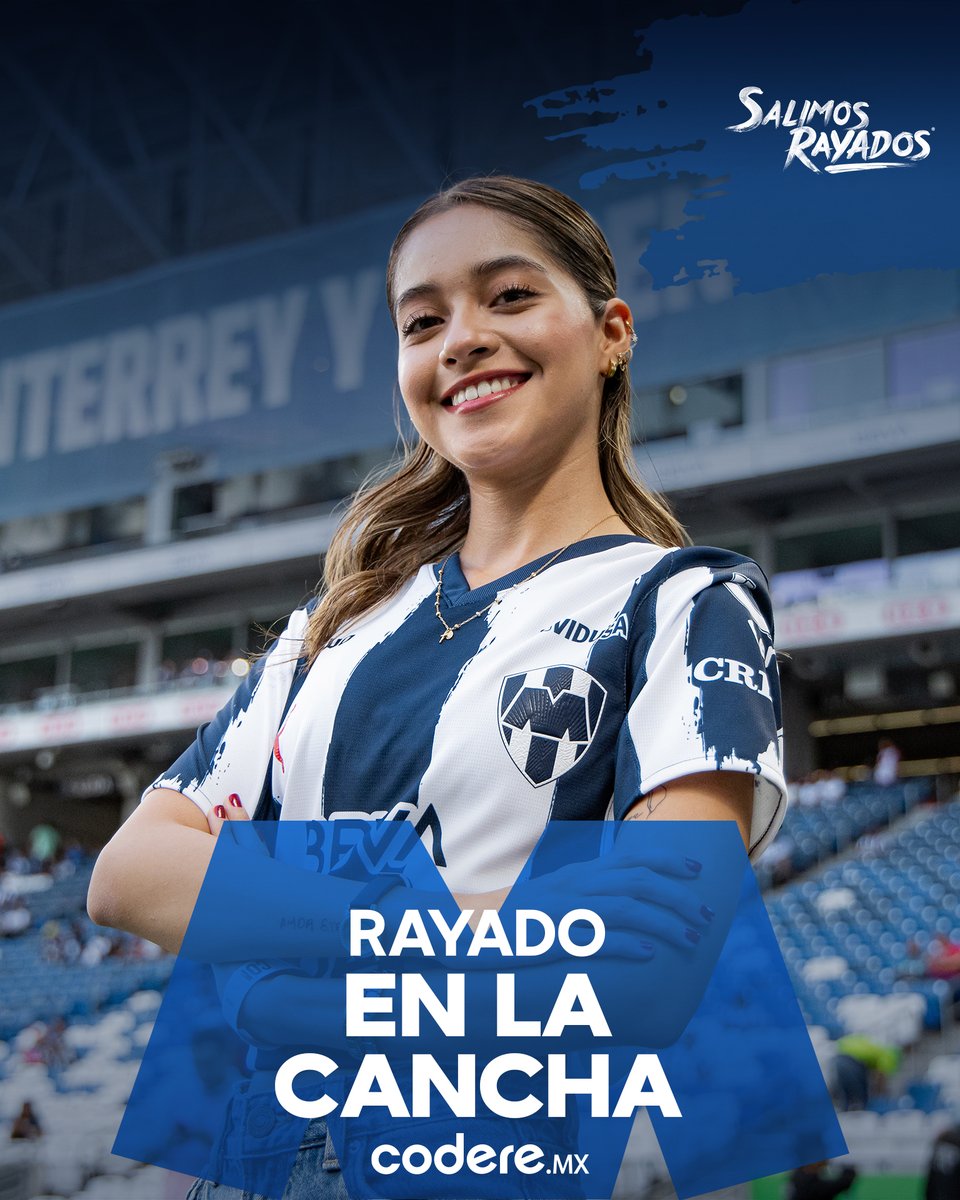 Rayados (@rayados) on Twitter photo Sé parte de nuestro Equipo Digital y vive la experiencia del #RayadoEnLaCancha @CodereMx en el Monterrey 🆚 América.🤠
Para participar:
*Da RT a este tuit
*Utiliza el HT de la dinámica
*Comenta con tu fotografía portando el jersey 👕 y tu nombre completo Sé parte de nuestro Equipo Digital y vive la experiencia del #RayadoEnLaCancha @CodereMx en el Monterrey 🆚 América.🤠
Para participar:
*Da RT a este tuit
*Utiliza el HT de la dinámica
*Comenta con tu fotografía portando el jersey 👕 y tu nombre completo