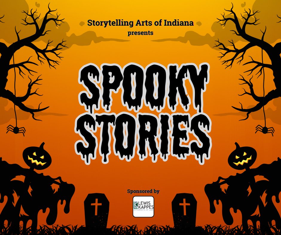Our long-running, iconic fall event is at Phoenix Theatre on Oct. 11. The spooky stories are appropriate for middle-school children and up. Student tickets are only $10! Buy at Storytellingarts.org
Sponsored by <a href="/LewisKappesNews/">Lewis Kappes</a> 
#indyarts #indykids #storytellingindy #do317