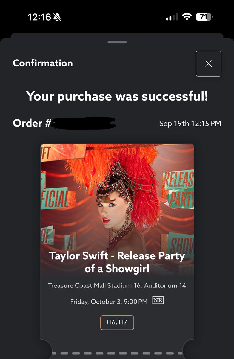 IanCentrone's tweet photo. @taylorswift13 Tickets secured ❤️‍🔥 https://t.co/BYdp1x7wIK