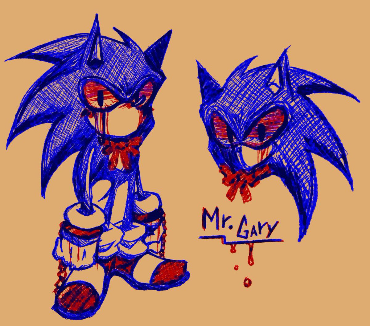FakerXEXE's tweet photo. Well, I can happily announce that I have finally created my own, or rather, my official exe files.
🕰️ bloody twins🩸
I hope you like them.
You can see their names on your screens, but better yet, the bloody twins.
#execommunity #sonicexe
#sonicexeoc #exeoc #oc #chacter https://t.co/TeHV3GSMvh