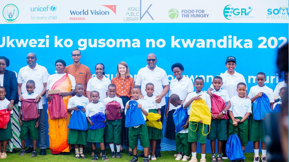 Rwanda_Edu's tweet photo. Today at GS Musave, Gasabo District, different education officials together with Soma Rwanda partners, and the community gathered to mark International Literacy Day & the launch of National Literacy Month 2025 under the theme: “Promoting Literacy in the Digital Era.”

The celebration featured:
- Reading sessions with children, including learners with disabilities
- Poems, theatre, and cultural performances by students
- Recognition of outstanding performers in reading competitions

As we enter #NationalLiteracyMonth, we call on everyone to nurture a culture of reading and writing, ensuring that every learner has the skills to thrive in today’s digital world.