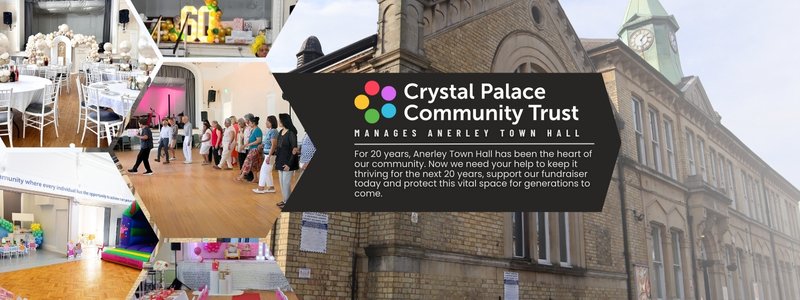 🚨 We need your help! For 20 years, we've thrived at Anerley Town Hall. Your support can enhance our community space!

🙌 Every donation counts!

🔗 Donate Here: donate.justgiving.com/charity/crysta…

Together, let’s make a lasting impact! 💙 #helpRT  #SupportLocal