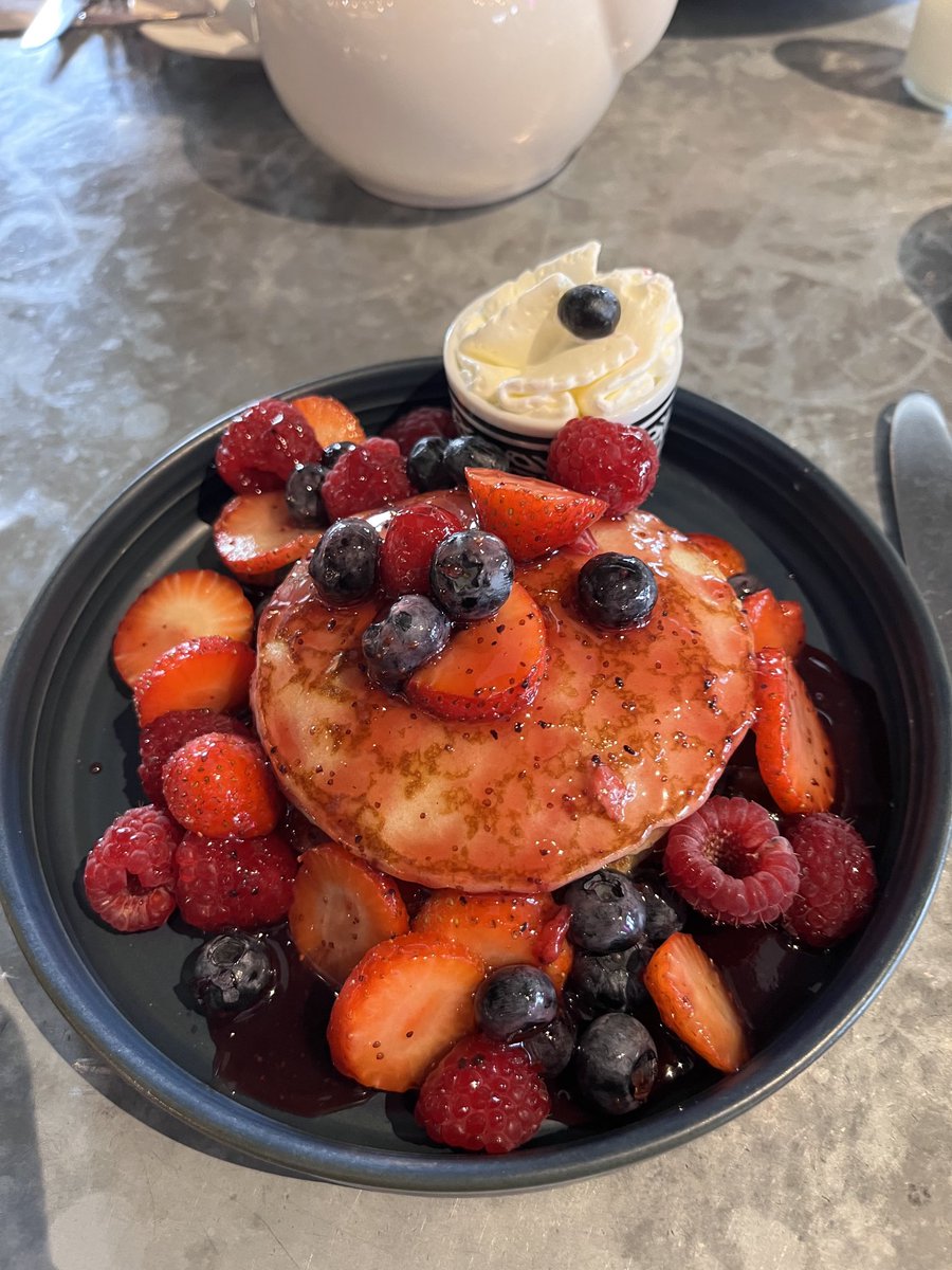 Brunch today: Berry Pancakes