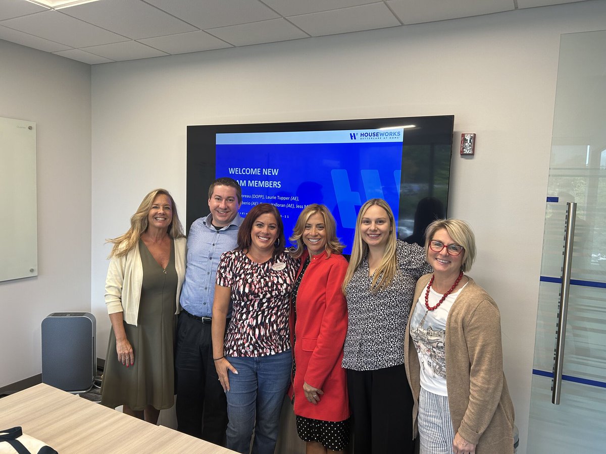House_Works's tweet image. We are absolutely thrilled to welcome our new Account Executives to the HouseWorks family! Their energy, expertise, and passion for serving seniors will help us expand our reach and bring exceptional home care services to even more families across New England.
