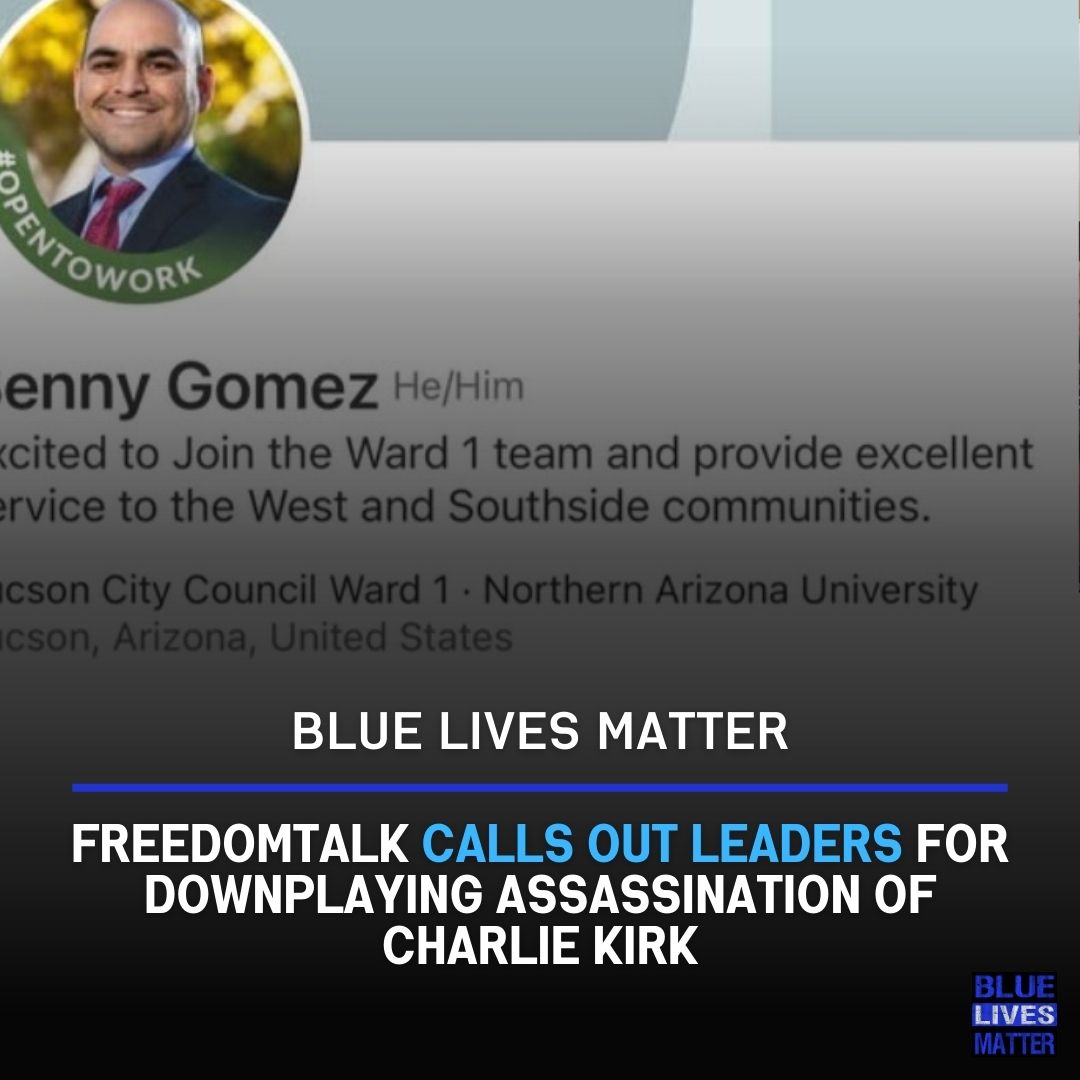 bluelivesmtr's tweet photo. FreedomTalk is demanding accountability from Tucson leaders over inflammatory posts following Charlie Kirk’s ass@ssination. They warn the rhetoric, paired with Brown Beret recruiting, risks emboldening political violence.
@RealFreedomTalk
#lawenforcement #news #freedomtalk #charliekirk
https://t.co/mvYZeAWROD