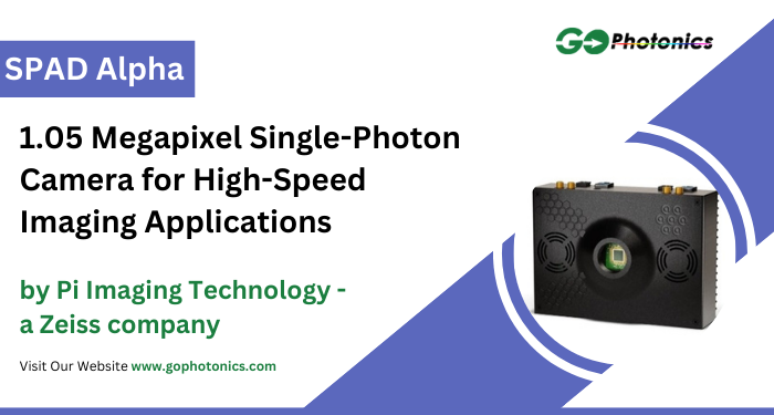 gophotonics's tweet image. The SPAD Alpha from Pi Imaging is a 1.05 MP Single-Photon Camera that has a resolution of 1024 (H) x 1024 (V) pixels.

Click here to Download the Datasheet ow.ly/LGzI50WZoeH

#PiImaging #megapixel #single #Camera #pitch #Featured #Products #photonics #INDUSTRY #Insights