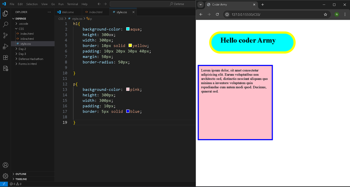 thedevnix_'s tweet image. Day 8 Web Dev 💻
CSS Box Model = arranging boxes smartly 📦
Shorthands for padding & margin ⏰
Borders + border-radius 🎨
box-sizing: border-box; ✅
Block = bricks 🧱 | Inline = words ✍️
display: block, inline, inline-block, flex, grid 🔥