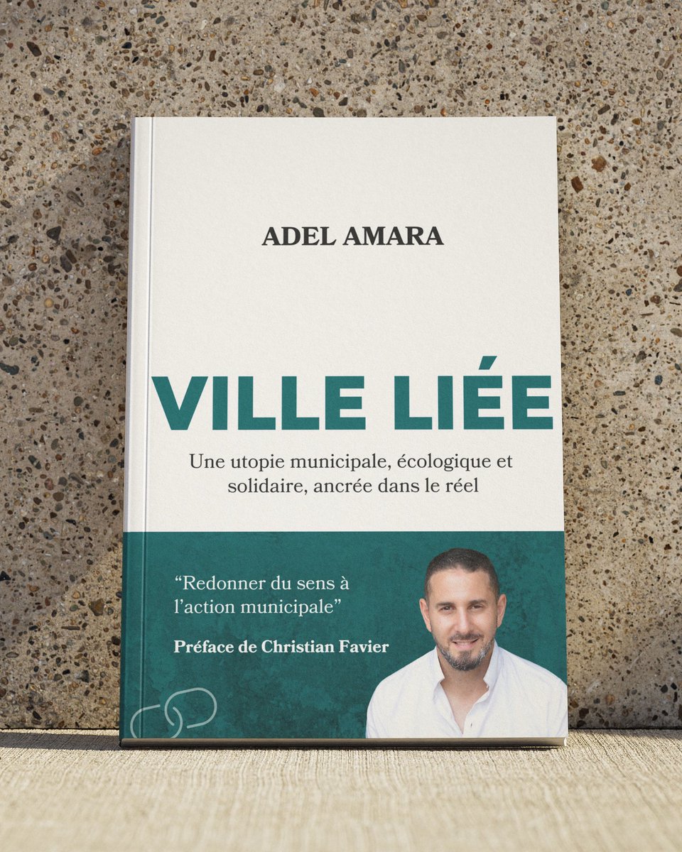 adelamara94's tweet photo. ✨ Parution de mon livre !

Ville liée sort le 2 octobre 🎉
Une utopie municipale, écologique et solidaire, ancrée dans le réel.

Une conviction que la commune peut être un levier puissant de transformation pour une écologie appliquée au quotidien et une solidarité en action. https://t.co/UWqTVLXTh7