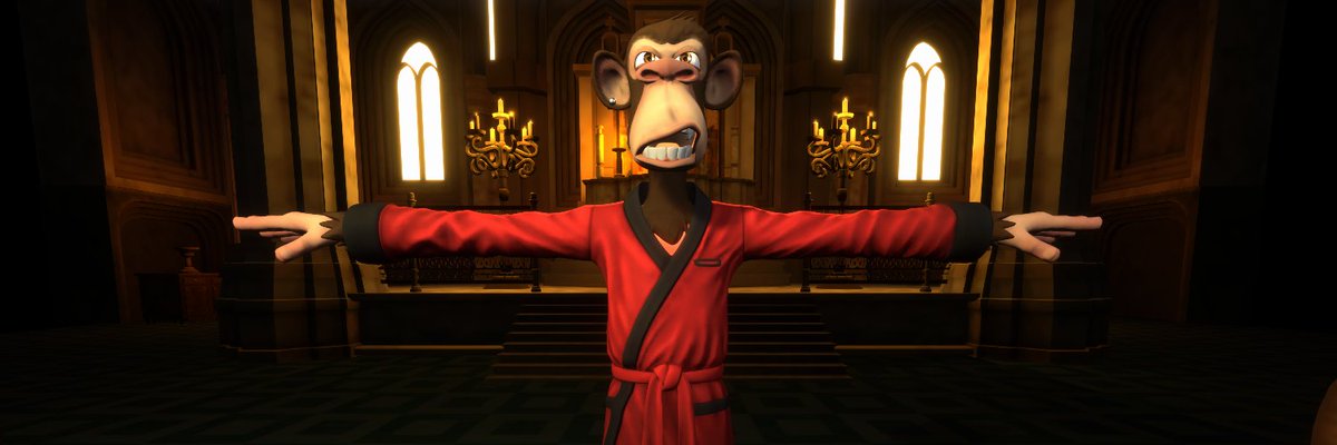 Admiralora64451's tweet photo. A blessing from Pontifex Maximus for the upcoming $APESTR launch - AMEN 🦍📷#MAYC #BAYC
@token_works 
@BoredApeYC
@yugalabs
@WelcomeApes https://t.co/wro1xgOPhd