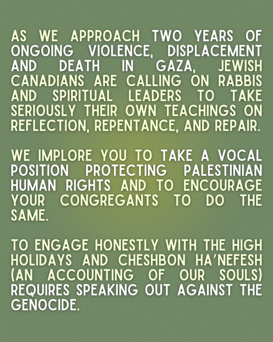 IndJewishVoices's tweet photo. More than 1,000 Canadian Jews have signed the open letter calling for rabbis and spiritual leaders to break their silence on Palestine! Read more and add your name today https://t.co/ZTrUE3jGnH
@JewsSayNo https://t.co/VZgR5QMUrN