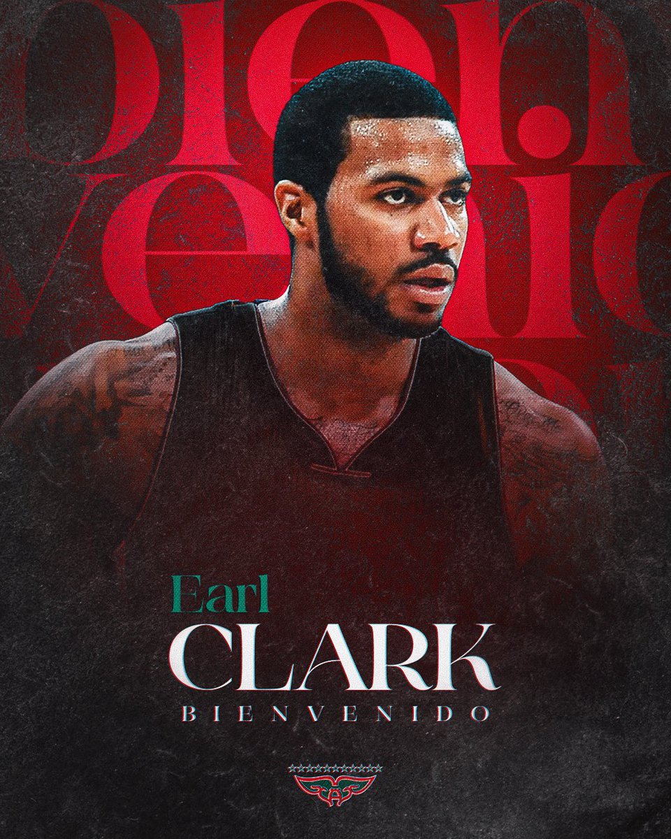 👋🏼 𝐔𝐧𝐨 𝐦𝐚́𝐬 𝐩𝐚𝐫𝐚 𝐥𝐨𝐬 𝐧𝐮𝐞𝐬𝐭𝐫𝐨𝐬

𝐄𝐚𝐫𝐥 𝐂𝐥𝐚𝐫𝐤 es nuevo jugador de nuestro club. Ala Pívot de 37 años y 2.08m de altura.  

#ConEntusiasmoYValía🔴🟢