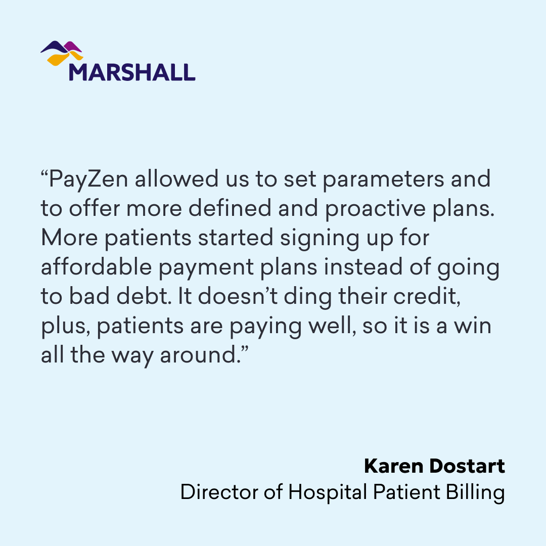 PayZenCare's tweet photo. Hospitals face rising self-pay balances, shrinking margins &amp; financial pressure on patients and providers.

Marshall Medical Center turned to PayZen:
✅ $1.2M collected in 9 months
✅ Bad debt reduced through zero-interest plans
✅ Staff time freed

🔗https://t.co/clx3cXmGob https://t.co/RO52FNQFFB