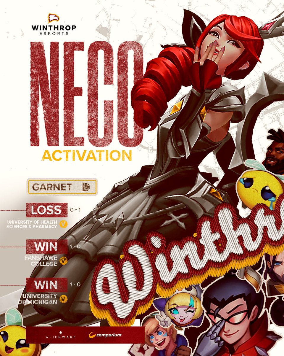 Challenge accepted... League of Legends Garnet are ready for #NECC