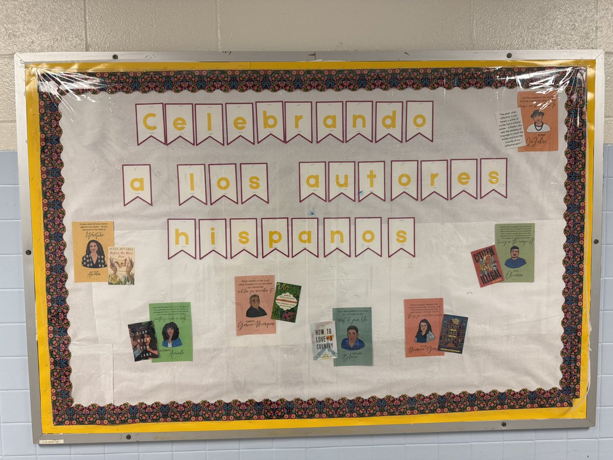 GMSVikings's tweet image. Latine Heritage Month is shining bright at GMS! 🌎💛💙 Look at all these beautiful bulletin boards created to celebrate our culture, history, and pride. #VikingPride #GlobalMindsSucceedTogether #LatineHeritageMonth #MCPSFutureReady @MCPS