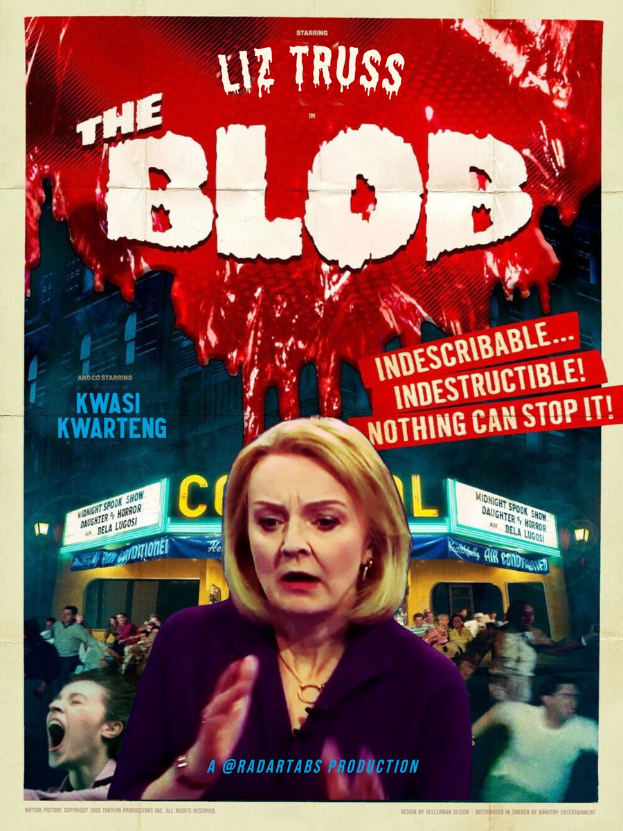 Nurse! She's on about the Blob again!