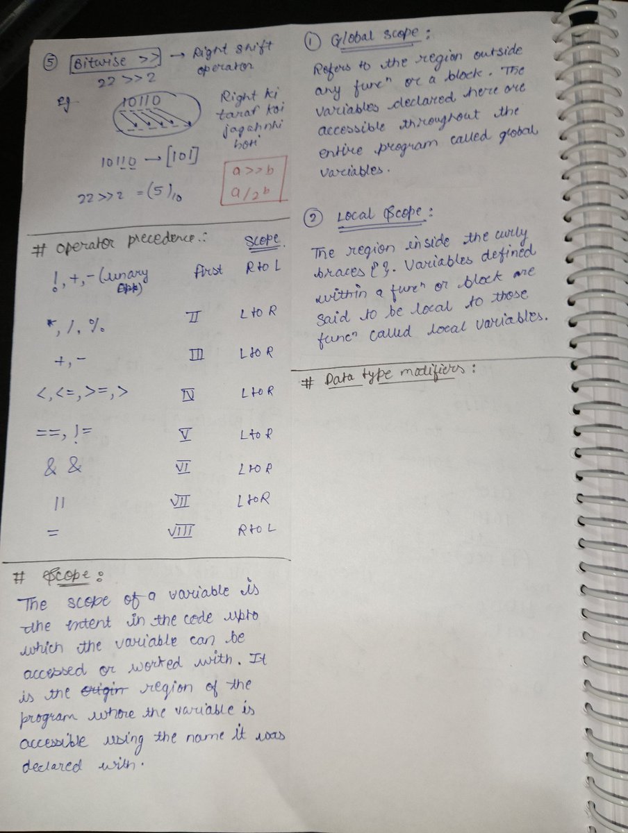 demicoder14527's tweet image. Day 2 of #100DaysOfCode 
Today I have made notes and did the homework problems of the lectures 
@ShradhaKhapra_ @ApnacollegeX 
#connect