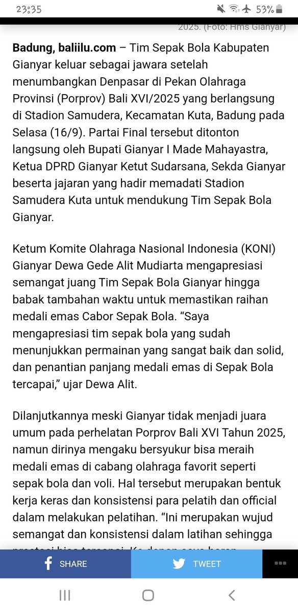 iga_angga's tweet photo. Berita bola bahas taktik ❌
Berita bola bahas pejabatnya ✅ https://t.co/wamHpPtTXP