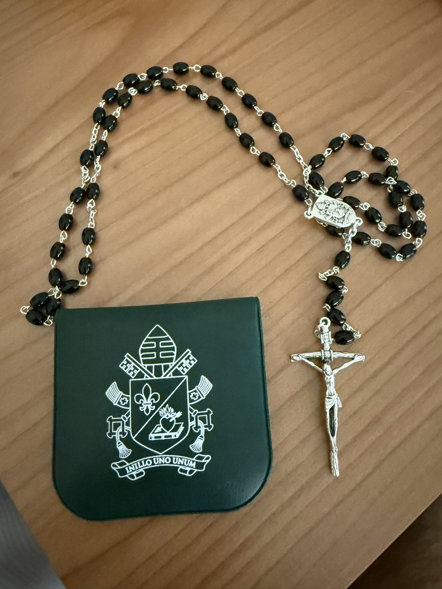 Esta mañana en la Sala de el Consistorio en el Palacio apostólico del Vaticano. Al final he podido saludar al Papa y le he regalado una estampa de Ntra. Sra. del Rosario de Bullas, le he hablado de Murcia, de la UCAM  y de HAKUNA.