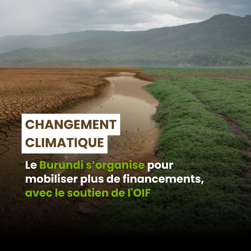 OIFrancophonie's tweet photo. Pour renforcer ses chances d’accéder aux financements climatiques, le #Burundi a formé des acteurs nationaux à la conception de projets. Avec le soutien de la #Francophonie, trois initiatives sont prêtes à être soumises à des fonds pour le #climat.

🔗 https://t.co/65HwxTmfHo