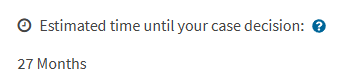 dcomfort's tweet photo. I lost my green card a while back and paid a hefty sum to USCIS to get a replacement card three months ago. I logged into my account to see how it was coming along and was told that it might be another 27 months until I get it . . . https://t.co/ne9CBTNd3V