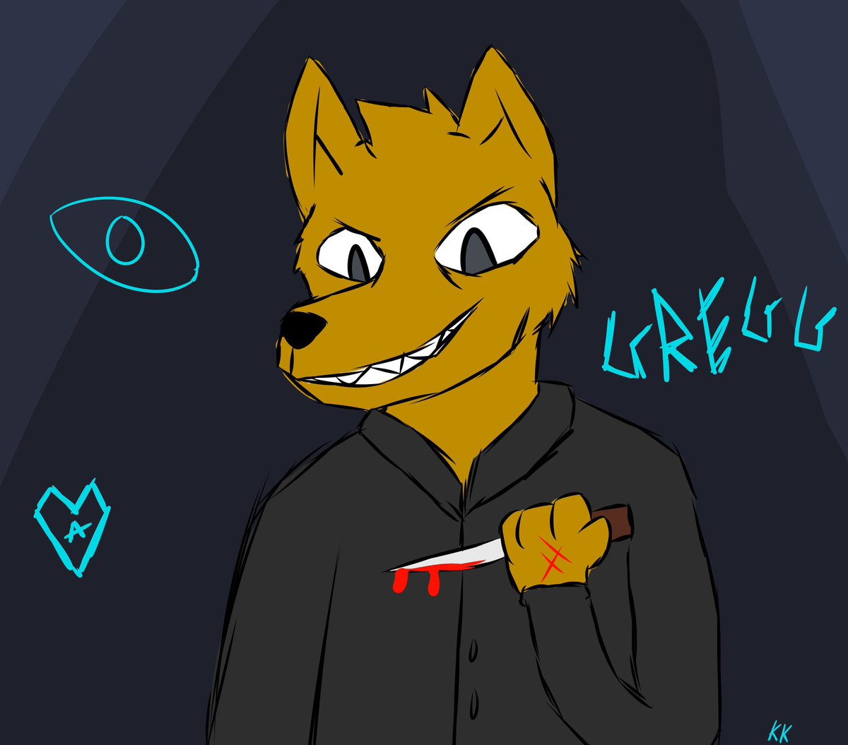 digdingodog's tweet image. Guys should i remake my gregg fanart from 2020 lmao
