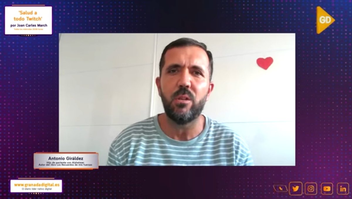 Agradecido a <a href="/joancmarch/">joan carles march</a> por esta nueva charla con <a href="/gsanchez2011/">Guillermo Sánchez</a> sobre literatura y alzheimer. Siempre aprendiendo.

#diainternacionalalzheimer #21sep #literatura