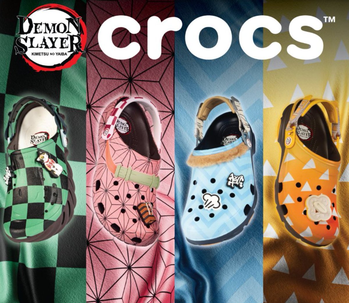SOLELINKS's tweet photo. Ad: 25% off Demon Slayer x Crocs Collection at $71.24 each + FREE shipping, use code VCZKVXDGNMM6 => https://t.co/Ihjd2pbT9o https://t.co/K4tqdXv3F2