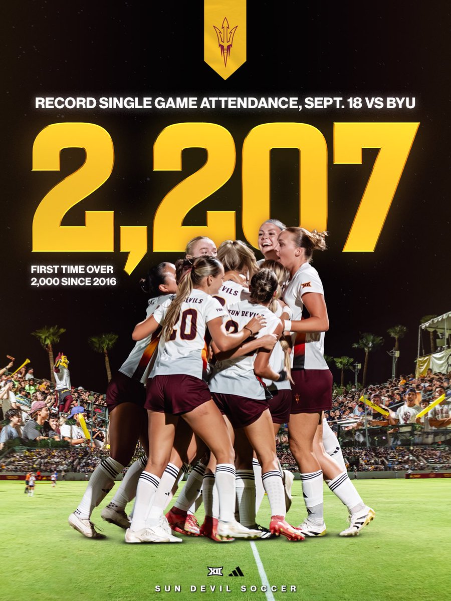 Thanks Sun Devil Nation for the support last night and shattering the attendance record!