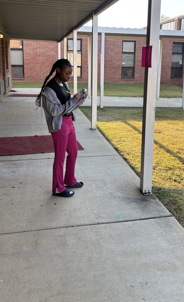 Today 8th graders had fun in Ms. Skinner's class! They completed a scavenger hunt with two-sided equations.