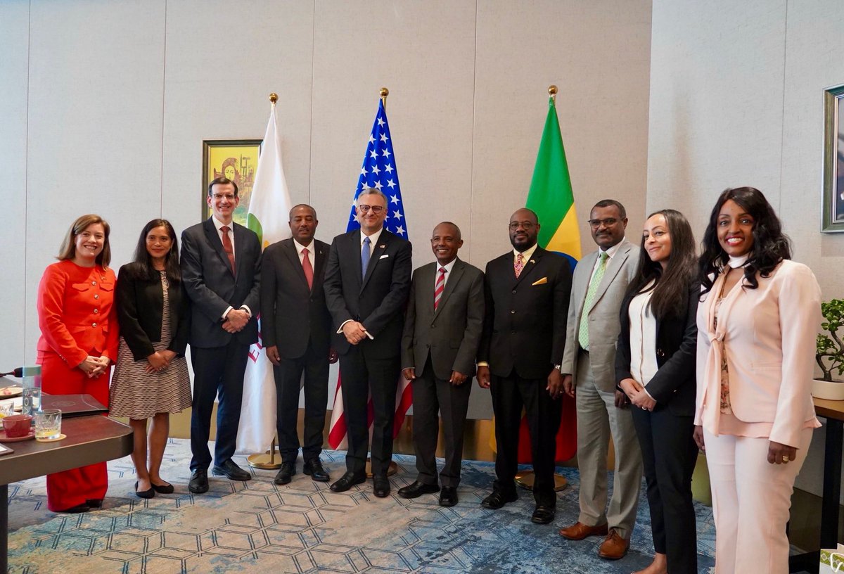 Great meeting with Ethiopian Airlines CEO Mesfin Tasew Bekele to discuss his ambitious vision for a new, world-class international airport that will need world-class U.S. equipment. Ethiopian Airlines has a long history of mutually beneficial cooperation with the United States