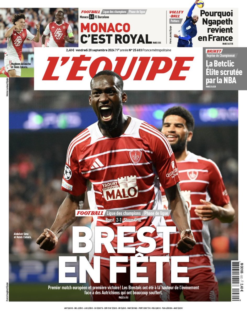 BrestOnAir's tweet image. C’était complètement dingue.