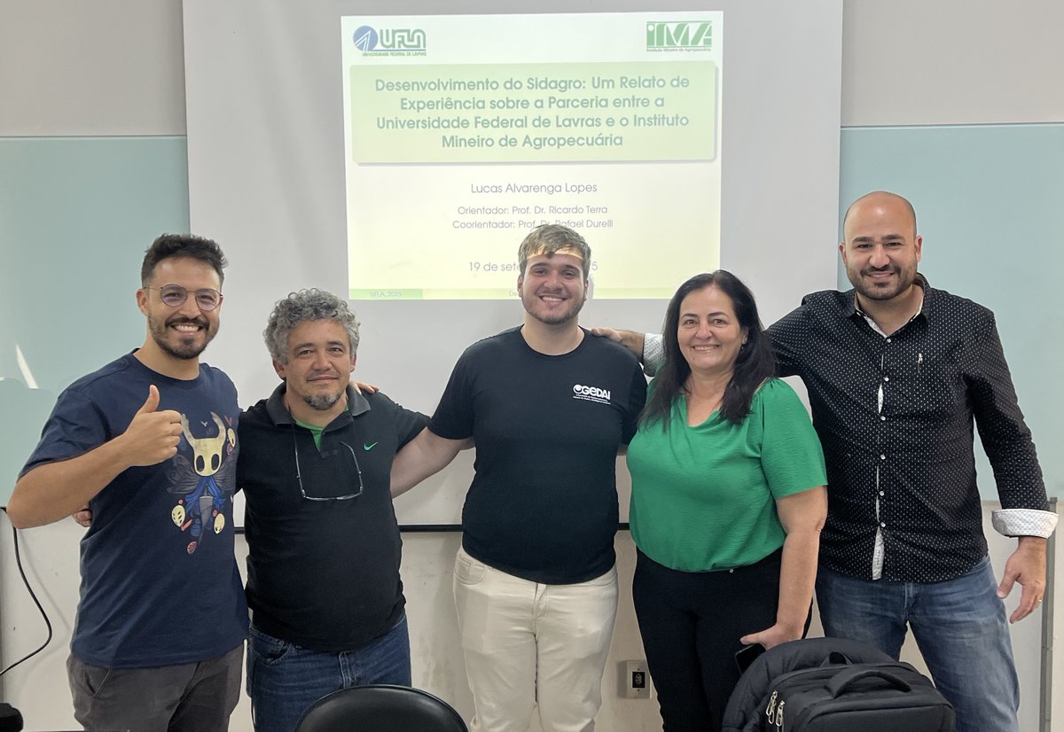 Congrats Lucas Alvarenga Lopes for his BSc at DCC/UFLA (<a href="/uflabr/">UFLA</a>) with Rafael Serapilha Durelli (co-advisor), Ana Paula Piovesan Melchiori, and Joaquim Uchôa.