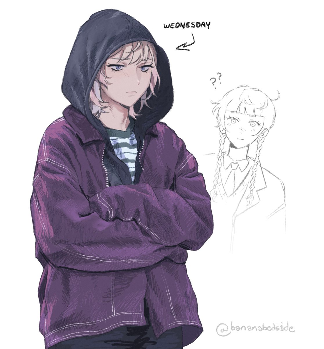 made me think of Wednesday Enid