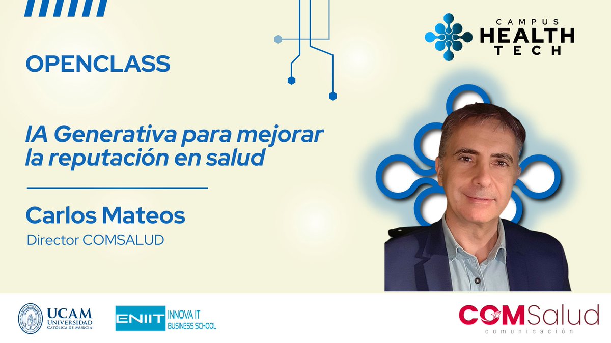 CHealth_Tech's tweet image. ¿Te perdiste la #OpenClass gratuita: Cómo la #IAGenerativa está cambiando la reputación en #Salud? Ahora puedes verla siempre que quieras
✅Estrategias y casos reales
✅Claves para anticipar y gestionar crisis
vist.ly/45fzi