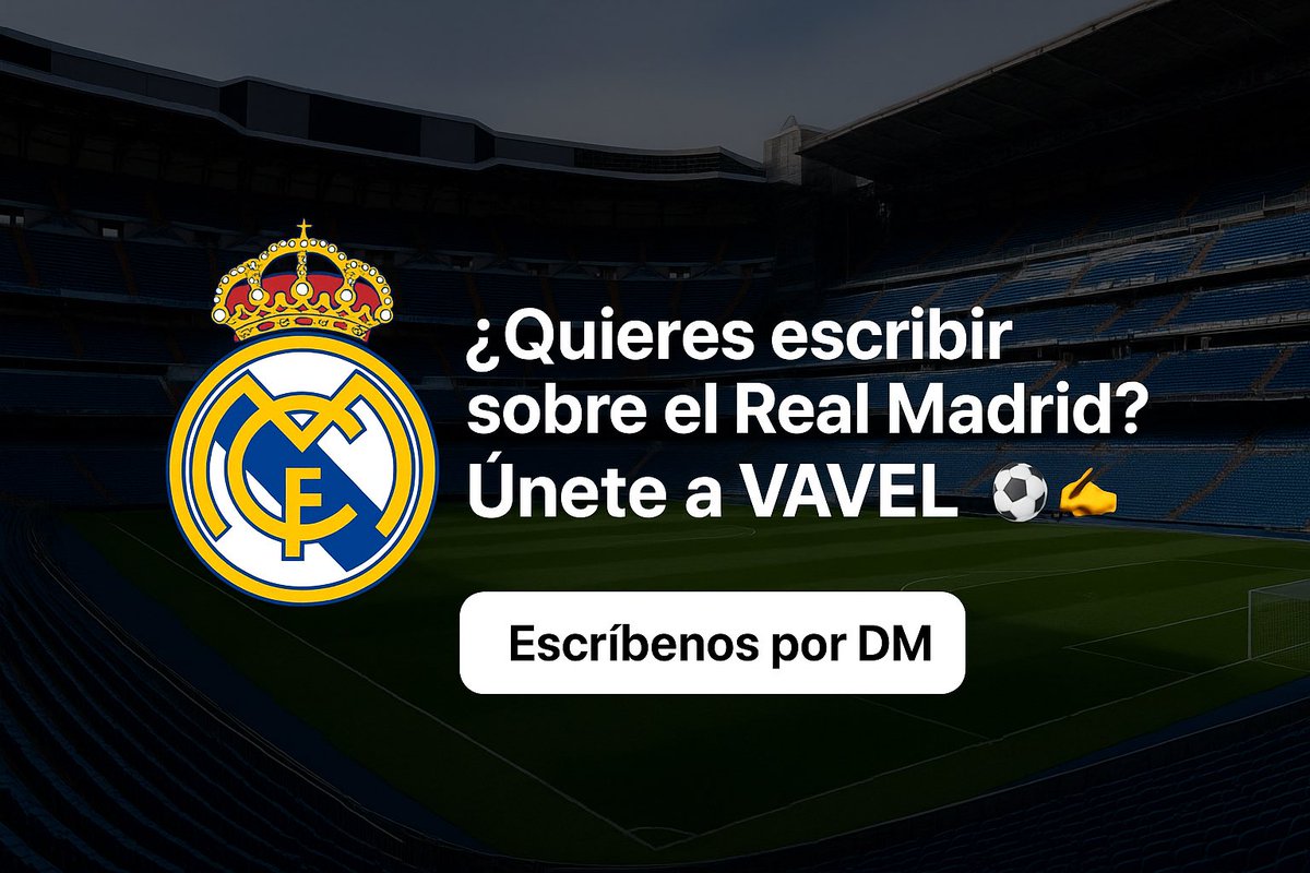 ⚽🤍 ¿Te apasiona el Real Madrid y tienes talento para escribir?
En VAVEL Real Madrid buscamos redactores con ganas de contar la actualidad merengue ✍️🔥
👉 Escríbenos por DM y forma parte de nuestro equipo.

#HalaMadrid #RealMadrid #periodismoucm #periodismouva #periodismourjc