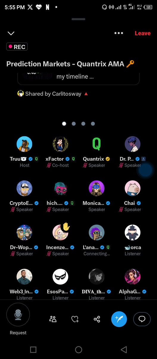 jozzy_cloudz's tweet photo. Lovely !! 
Just amazing , how chill team sounds @Truunik @xFactorPOL😂🔥confident in what they've built 🔥Proud to see how far they've come . We love to see it @quantrix_agent 

The ticker is $QTRX!! https://t.co/rgsxTbNYMH