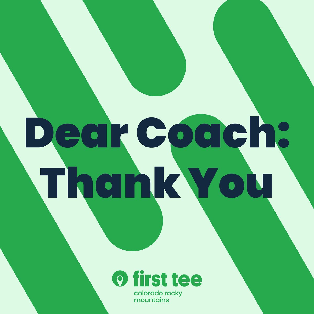 At First Tee, coaches do more than teach golf—they build character, inspire confidence, and create lasting impact beyond the course. Their mentorship shapes lives for years to come. 

Learn more: firsttee.org/dearcoach/