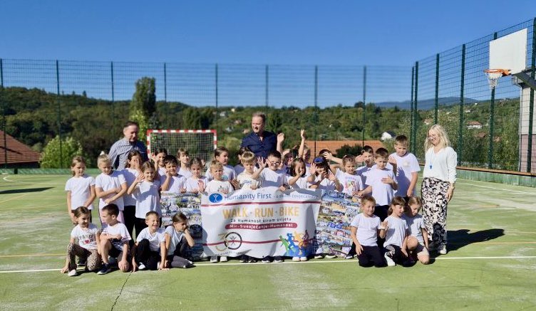 HFI1995's tweet image. Youngsters in #Croatia have been active in #WalkRunBike events organised by @HumanityFirstHR