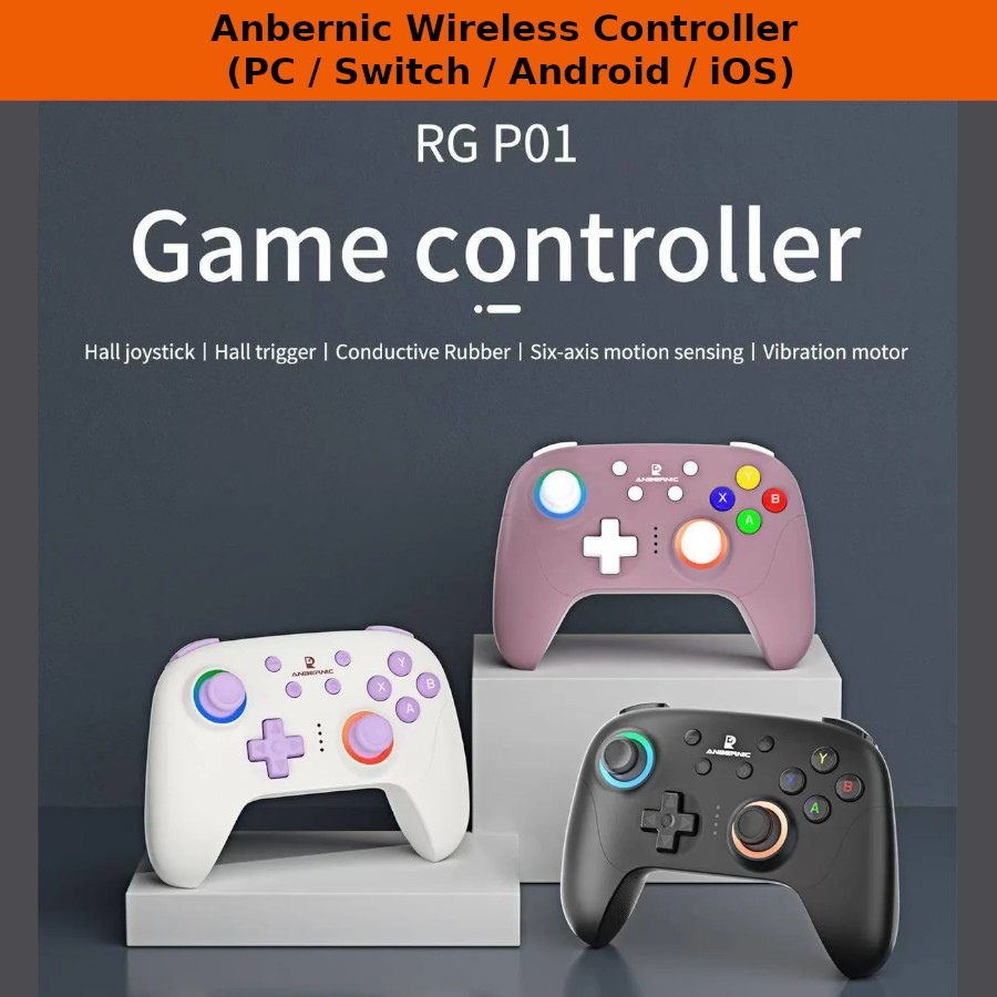 Der Anbernic Funk-Controller ist auch wieder auf Lager :)

dragonbox.de/en-de/wireless…

#anbernic #rgp01 #wirelesscontroller #gamecontroller #pc #switch #android #ios #retrogaming #dragonboxshop