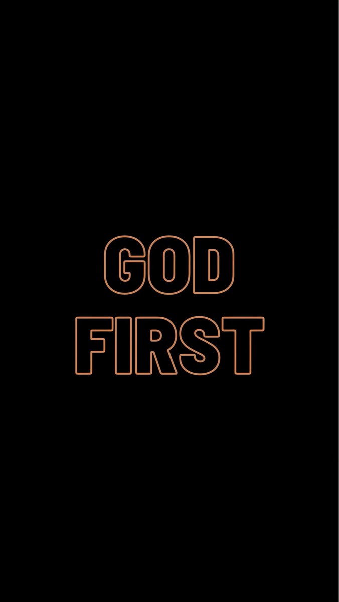 God first.