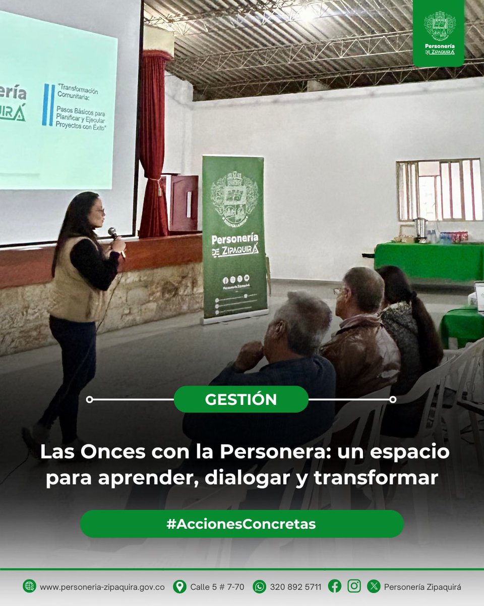 ☕️🥐👩🏻 Las Onces con la Personera: un espacio para aprender, dialogar y transformar

Este fue un excelente momento para dialogar con la comunidad, escuchar los requerimientos y peticiones de nuestros ciudadanos. 

✌🏻¡Hechos para Resguardar tus Derechos! 

#FaisulyBlancoGonzález