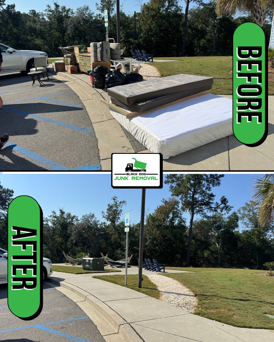 BDJunkremoval's tweet image. ✨ Curbside Cleanup
🐾 Black Dog Junk Removal
👉 Ready for your transformation? Contact us today! 

☎️ 843-920-JUNK (5865)
⚡ Fast and Friendly Service
📍 Charleston, SC

#JunkRemoval #CleanOutCrew #Decluttering #BeforeAndAfter #JunkBeGone #TidyTransformation #ClutterFree
